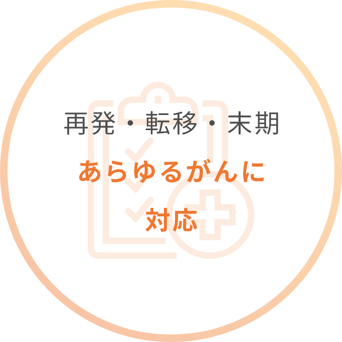 再発・転移・末期どんな状態でも対応できるがん治療