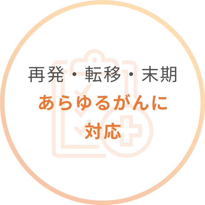 再発・転移・末期どんな状態でも対応できるがん治療